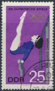 German Democratic Republic  SC# 1044 CTO  Olympics    see  details and scans 