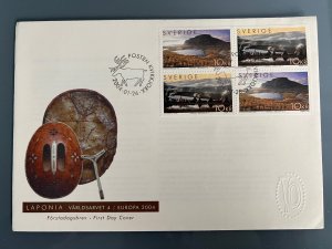 Laponia Nature Reserve Sweden Europa FDC of UNESCO World Heritage site 1996