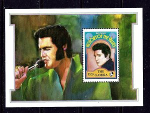 Gambia 1191 MNH 1992 Elvis Presley S/S