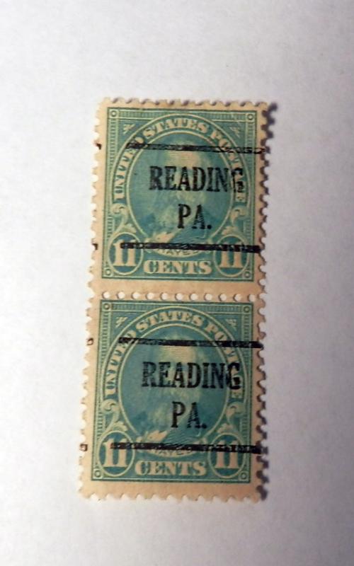 US 563 Hayes 11c Pair Used 1922-5