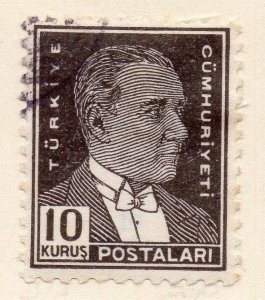 Turkey 1931-32 Early Issue Used 10k. 185257