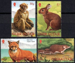 Gibraltar MNH 909-12 Wild Animals 2002