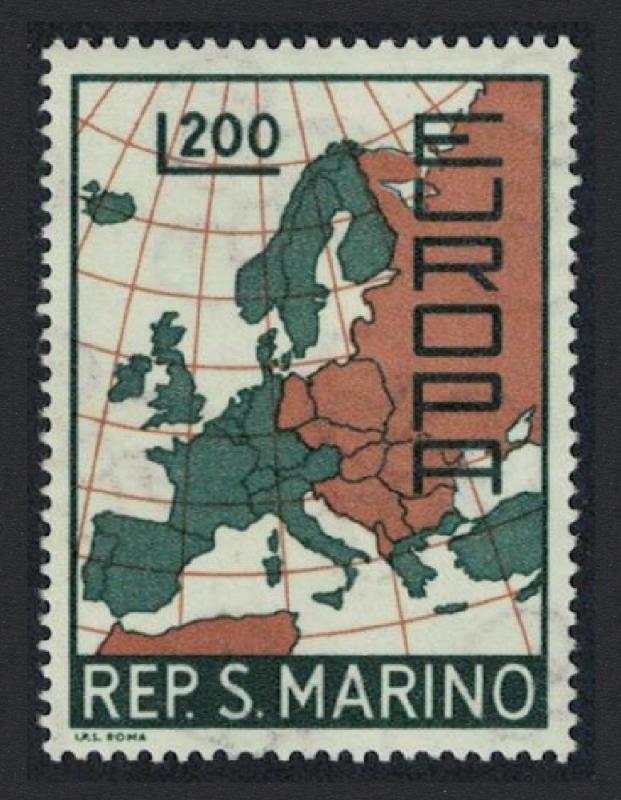 San Marino Europa issue 1967 SG#825