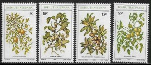 South Africa - Bophuthatswana #56-9 MNH Set - Edible WIld Fruits