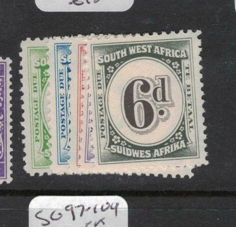 South West Africa SG D47-51 MOG (9dwd)