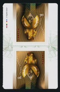 Canada 2601 Booklet Pane MNH Year of the Snake, Lunar New Year