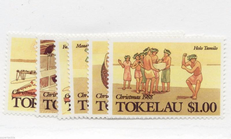 1988 Tokelau Islands - Sc# 157-62 ** MNH Christmas traditions postage stamp set