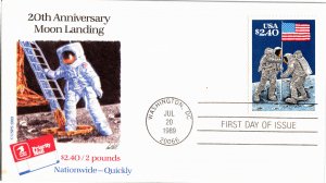 United States, District of Columbia, United States First Day Cover, Space