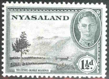 Nyasaland Protectorate Scott 70 MH* KGVI stamp