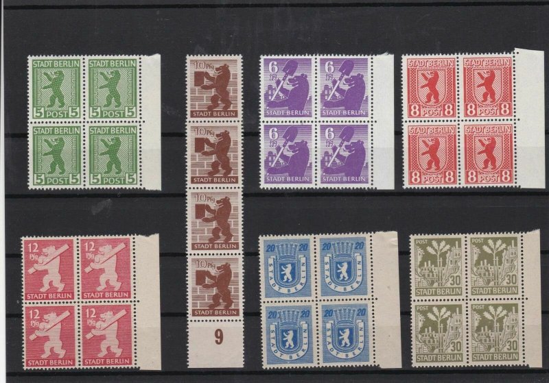German Russian Zone 1945 mint never hinged Stamps Ref 15714