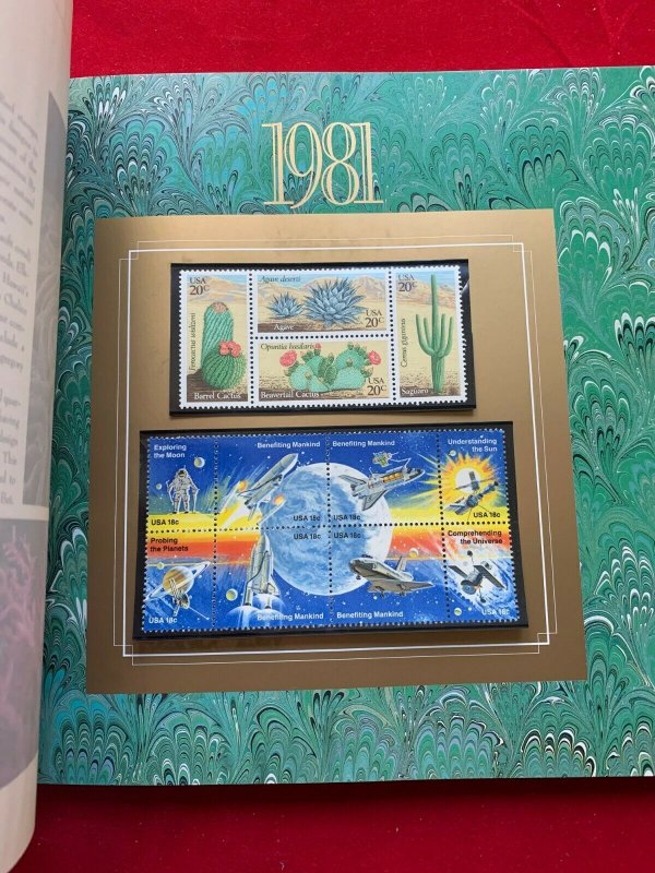 The Best of the Decade 1980's Stamp Collection Book