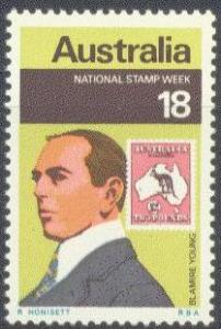 AUSTRALIA  647 MNH 1976 NATIONAL STAMP WEEK