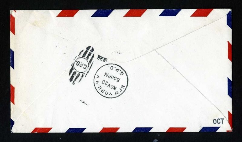 # C11 CAM # 30 First Flight cover Evansville, IN to Chicago, IL - 11-19-1928