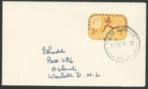 FIJI 1963 cover NADI AIRPORT cds...........................................25731