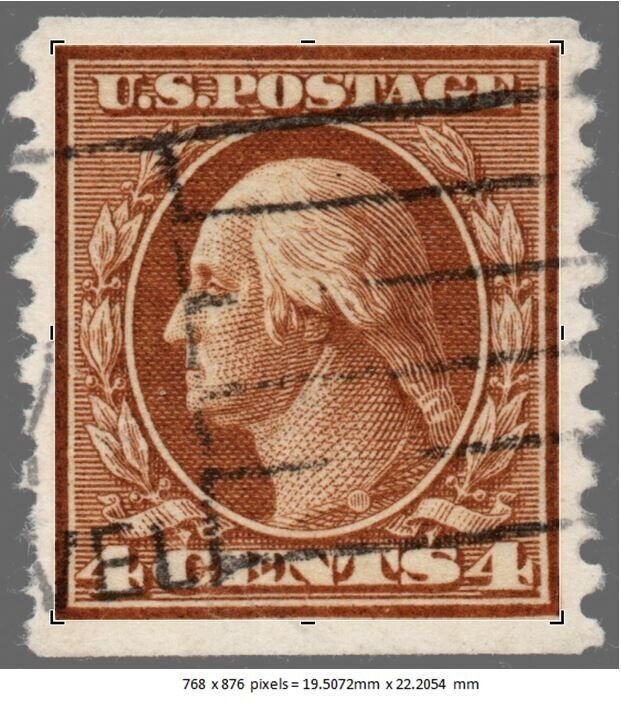 U.S. #457 Used VF-XF Single