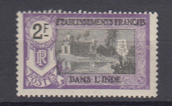 J39352 jlstamps, 1914-22 french india mh #47 view