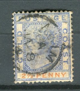 GOLD COAST; 1870s early classic QV issue used 2.5d value