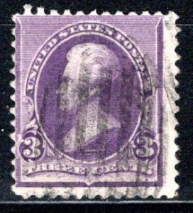 United States Scott # 221, used