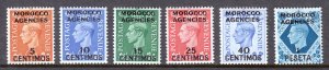 Morocco Agencies - Scott #99-104 - MH - SCV $13.20