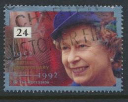 Great Britain SG 1606    Used  - Anniversary of Accession