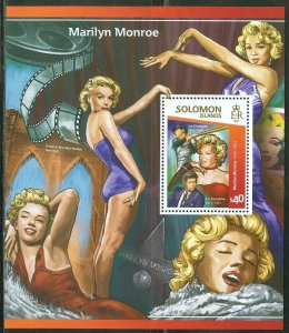 SOLOMON ISLANDS 2015 MARILYN MONROE  SOUVENIR SHEET