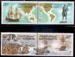 Norfolk Island 1979 SC# 243a-5a MNH-OG E34