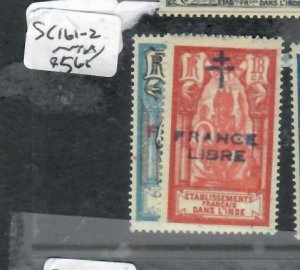 FRENCH INDIA SC 161-162      MNH     P0510H