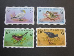 Guernsey 1978 Sc 165-68 bird set MNH