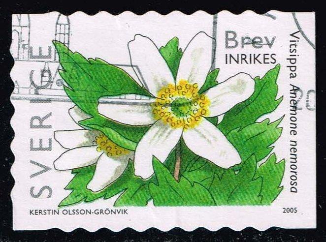 Sweden #2508d Anemone nemorosa Flower; Used (1.10)