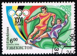 Uzbekistan #114 Soccer; CTO (0.60)