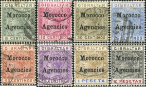 778295 USED MARRUECOS Agencia Britanica 1898 SELLO DE GIBRALTAR VICTORI...