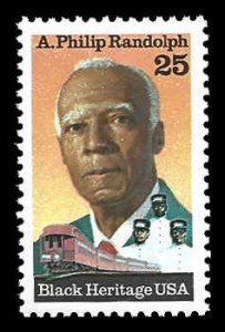 PCBstamps   US #2402 25c A.P. Randolph, Black Heritage, MNH, (15)