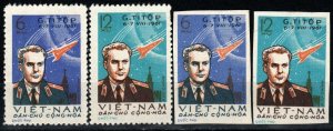 Vietnam #174-5 Perf And Imperf F-VF Unused  CV $16.00 (X9778)