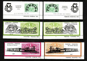 Canada-USA cinderellas produced by Kasimir Bileski [id11] for his local post se