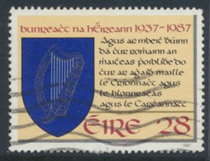 Ireland Eire SG 679 Sc# 701 Used Arms of Ireland  see details & scan         ...