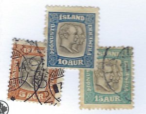 Iceland SC O33-O35 Used F-VF...Fill a Key Spot(s)!