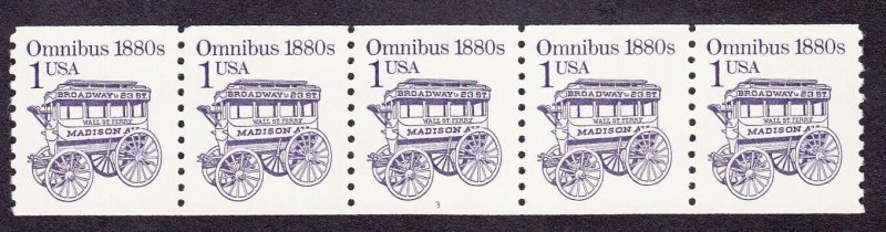 PNC5 1c Omnibus 3 No Tag (NT) Low Gloss Gum (LGG) US 2225b MNH F-VF