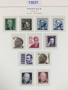 MOMEN: US STAMPS  1966-1981 MINT OG NH COLLECTION LOT #13031