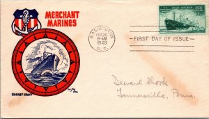 FDC 1946 SC #939 Cachet Craft - Washington DC - Single - J4061