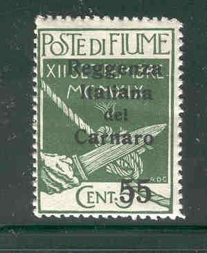 FIUME 116 MINT HINGED