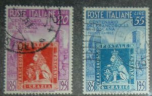 1951 ITALY Used Scott #568-569 Toscano