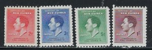 New Guinea 48-51 MNH 1937 KGVI Coronation (fe4806)