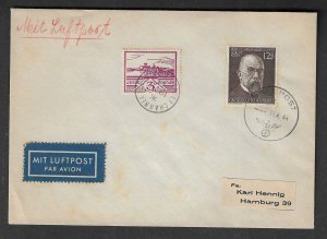GREAT BRITAIN -  JERSEY 1944 Wartime Philatelic Cover (small tones) sent - 40970