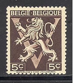 Belgium 322 used SCV $ 0.25 (DT)