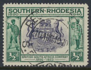 Southern Rhodesia  SG 53  SC# 56  Used   Golden Jubilee BSAC   see scan 