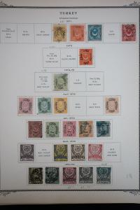 Turkey 1800's to 1940's Stamp Collection