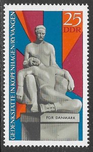 EAST GERMANY DDR 1969 Monument for Denmark War Victims Issue Sc 1149 MNH
