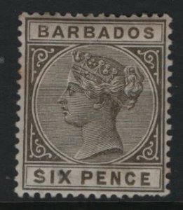 BARBADOS 66   MINT HINGE   QUEEN VICTORIA ISSUE