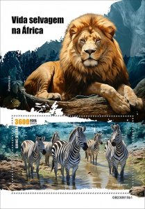 2025 12 - GUINEA BISSAU- AFRICAN WILDLIFE  I       1V    MNH **