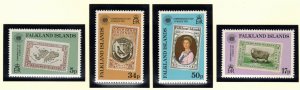 FALKLAND ISLANDS 1983 Commonwealth Day; Scott 371-74, SG 450-53; MNH